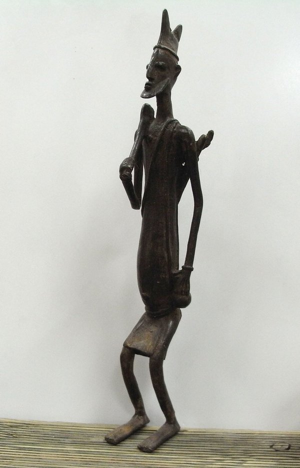 Alte afrikanische Bronze der Dogon