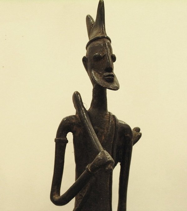 Alte afrikanische Bronze der Dogon